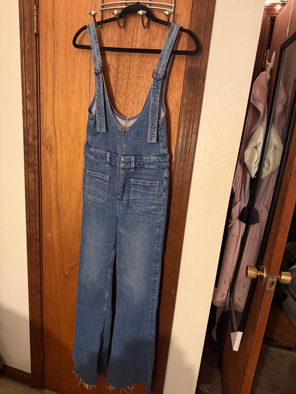 American Eagle Denim Overalls/Jumpsuit